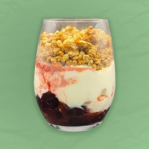 cherry pie parfait